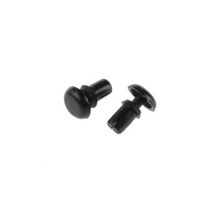 Essentra Nýt, Nylon, délka nýtu: 6.1 mm, Obyčejný Zacvaknutí, průměr nýtu: 3.5 mm tloušťka 3.6 mm