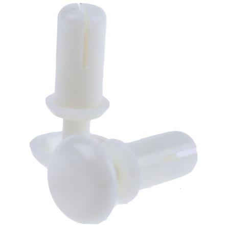Essentra Nýt, Nylon, délka nýtu: 9 mm, Obyčejný Zacvaknutí, průměr nýtu: 3.5 mm tloušťka 5.5 mm