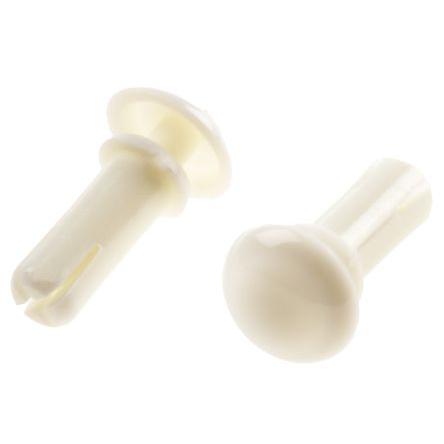 Essentra Nýt, Nylon, délka nýtu: 11 mm, Obyčejný Zacvaknutí, průměr nýtu: 4 mm tloušťka 8.5 mm
