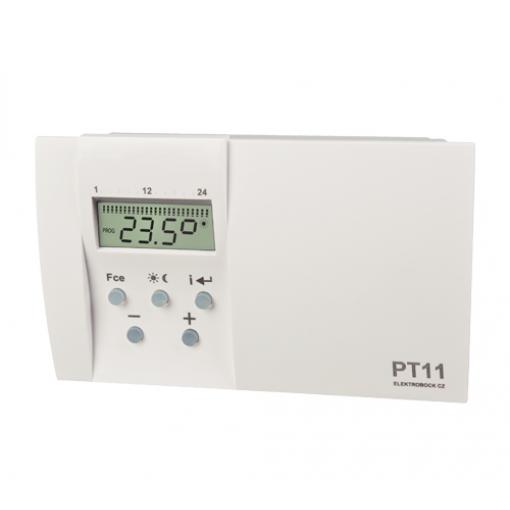 ELEKTROBOCK Termostat digitální  PT11 se 4 teplotními změnami na den