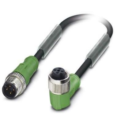 Kabel ovladače snímače, A: Vnější, A: M12 4, B: Úhlová M12, B: Vnitřní, 250V 4, IP65, IP67, IP68 Phoenix Contact 10 m