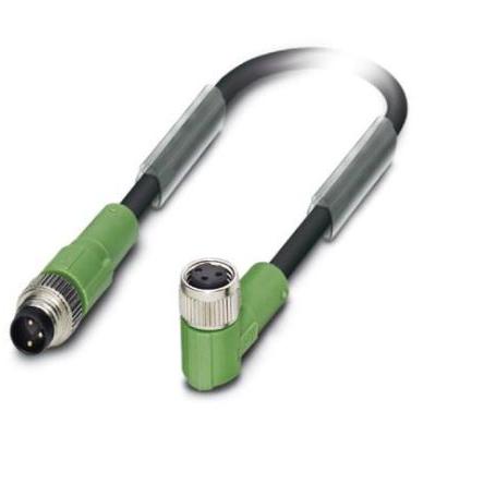 Kabel ovladače snímače, A: Vnější, A: Rovný M8 3, B: M8, B: Vnitřní, 60V 3, IP65, IP67, IP68 Phoenix Contact 1 m