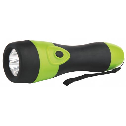 LED svítilna, 5x LED na 2 x D  pogumovaná   P3865
