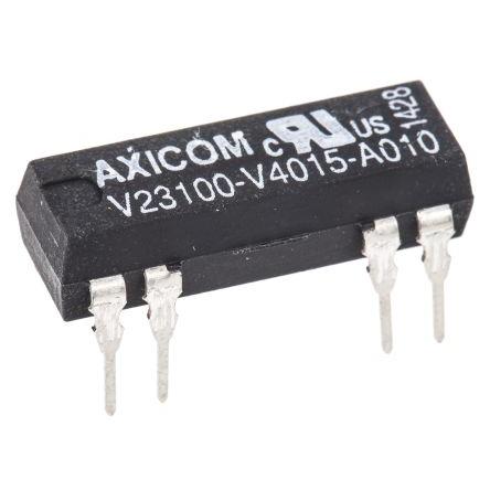 TE Connectivity Reedové relé Montáž na plošný spoj SPST 15V dc 1A 2000 Ω