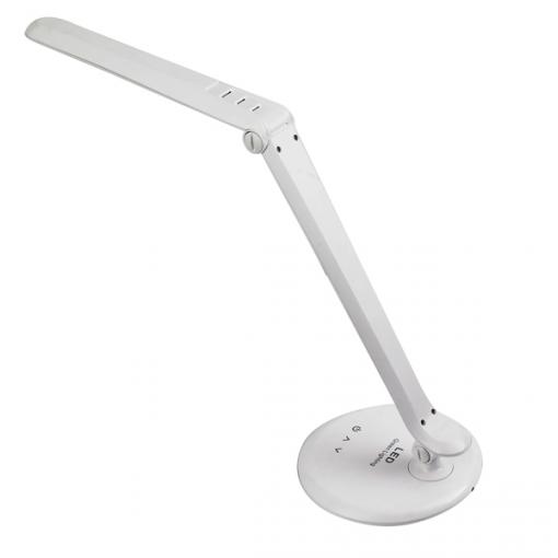 Solight LED stolní lampa dotyková, 8W, plynulá regulace jasu, 5300K, bílá barva WO31-W