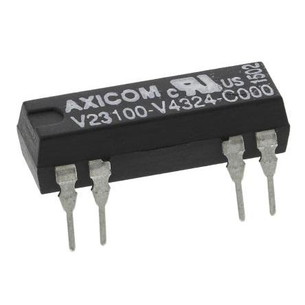 TE Connectivity Reedové relé Montáž na plošný spoj SPDT 24V dc 2000 Ω