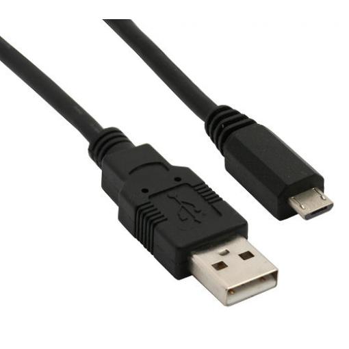 USB kabel, USB 2.0 A konektor - USB B micro konektor, sáček, 20cm  SSC13002E