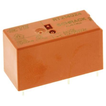 TE Connectivity Výkonové relé SPDT Montáž na plošný spoj 12A 24V dc SCHRACK