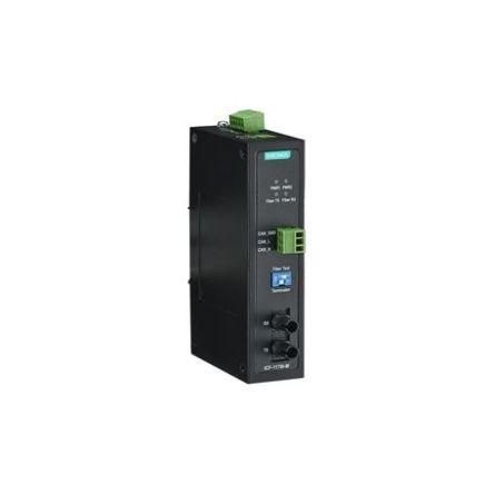 MOXA Ethernetový převodník médií, Vícerežimové, Plný duplex, RS-232, RS485, RS422, přenosová vzdálenost: 5 km, rychlost