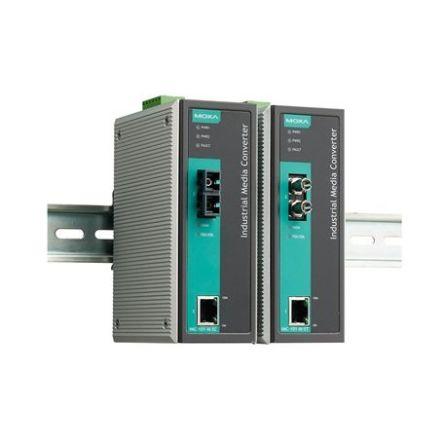 MOXA Ethernetový převodník médií, Vícerežimové, Plný duplex, 10/100 T, RJ45, 100Mbps, přenosová vzdálenost: 5 km,