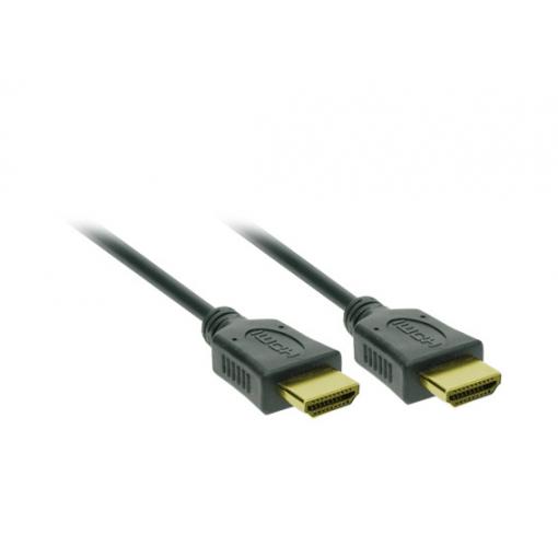 HDMI kabel Solight s Ethernetem 1.4 A, 2 m, pozlacené konektory