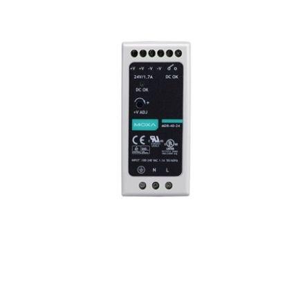 MOXA Napájecí zdroj na lištu DIN MDR Power Supply, počet výstupů: 1 Spínaný režim 264V ac 1.7 A AC/DC 24V dc DC 40 W