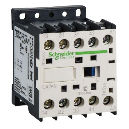 Schneider Electric Řídicí relé, rozsah: TeSyS CA 1 NO/1 NC s Automaticky a ručně resetováním 10A 30 VA 24V