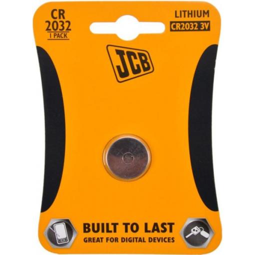 JCB knoflíková lithiová baterie CR2032, blistr 1 ks   BJCB2032B1