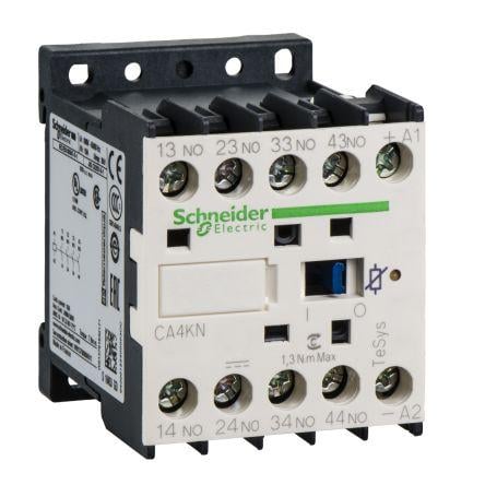 Schneider Electric Řídicí relé, rozsah: TeSyS CA 2 NO/2 NC s Automaticky a ručně resetováním 10A 1.8 W 110V dc 4P