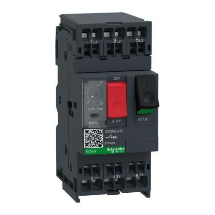 Jistič ochrany motoru, rozsah: TeSys GV2 250mA, 400 mA 690V 60 °C -20 °C Schneider Electric