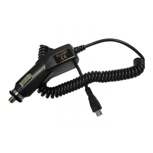 USB nabíjecí autoadaptér Solight DC33, micro USB kabel, 12-24 V