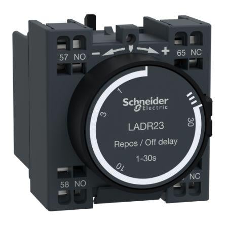 Schneider Electric Blok pomocných kontaktů 1 NO/1 NC 2 Přední montáž, rozsah: LADN s Pružinová svorka 10 A