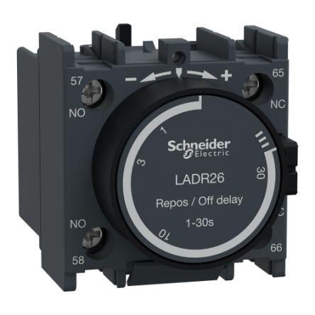 Schneider Electric Blok pomocných kontaktů 1 NO/1 NC 2 Přední montáž, rozsah: LADN s Kabelová očko 10 A 690V