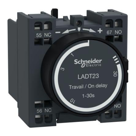 Schneider Electric Blok pomocných kontaktů 1 NO/1 NC 2 Přední montáž, rozsah: LADN s Pružinová svorka 10 A 690V