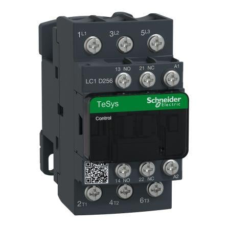 Schneider Electric 1 NO, 1 NC Stykač napětí ve vinutí 220V 3pólový 25 A 690V 11 kW s 1 NO/1 NC kontakty Přepínací
