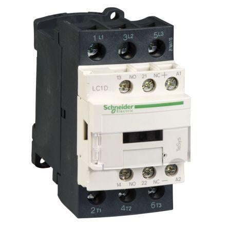 Schneider Electric 1 NO, 1 NC Stykač napětí ve vinutí 24V dc 3pólový 38 A 690V 18.5 kW s 1 NO/1 NC kontakty 24V