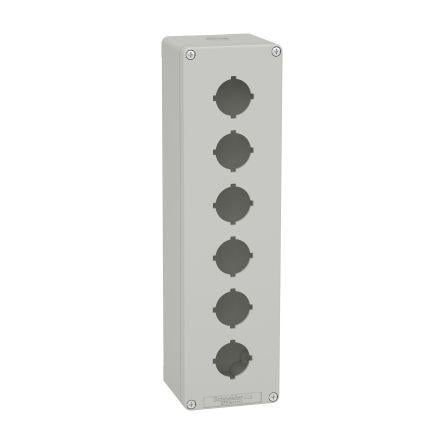 Prázdná řídicí stanice, řada: XAPD, průměr výřezu: 30 mm Šedá Odlévaný hliník Schneider Electric, počet výřezů: 6