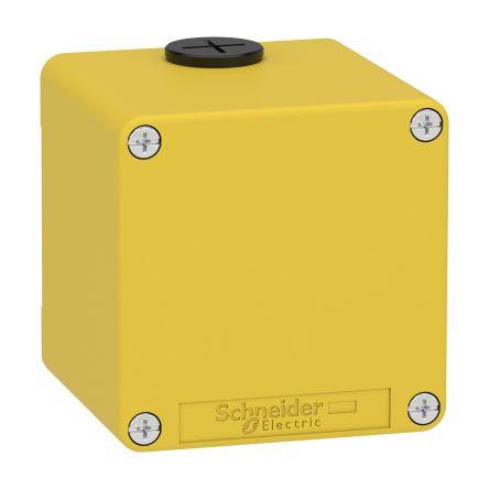 Prázdná řídicí stanice, řada: XAPK Žlutá Zinkový odlitek Schneider Electric, počet výřezů: 0