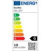 LED stolní lampa Ecolite LBL1207-STR, 9 W, dotyková, stmívatelná, stříbrná