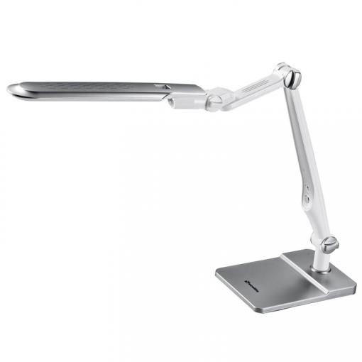 LED stolní lampa Ecolite LBL1207-STR, 9 W, dotyková, stmívatelná, stříbrná