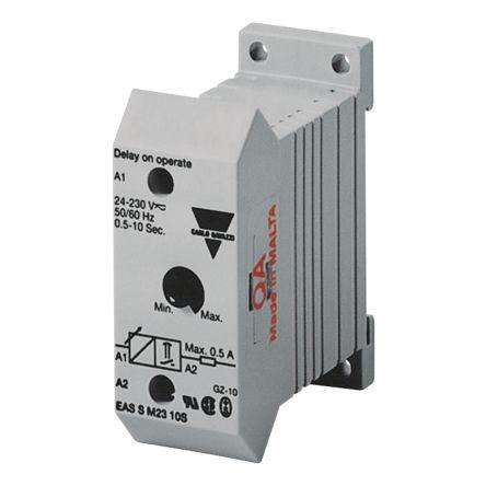 Carlo Gavazzi Časovací relé, řada: EAS S M23 10S F Lišta DIN SPST 2kontaktové 24 to 230 V ac/dc 230V ac, 24 V ac 1