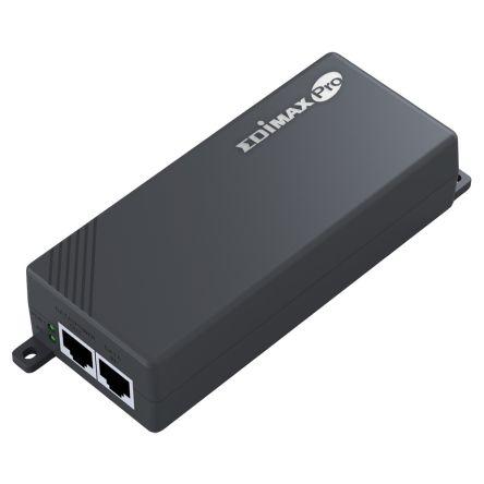 Edimax Vstřikovač PoE 1portový 1portový, vstupní: 100V ac, 240 V ac, výstup: 53V dc 550 mA 30 W