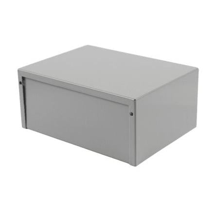 Hammond Pouzdro, řada: 1411 S přírubou barva Černá, Šedá Hliník 203 mm 89 mm 152 mm