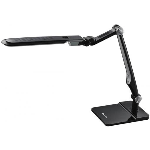 LED stolní lampa Ecolite LBL1207-CR, 9 W, dotykové ovládání, stmívatelná, černá