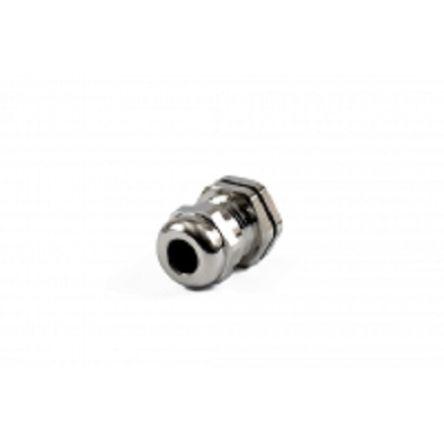 Kabelová průchodka, řada: 1427BCG 1427BCGM16 Šedá Niklovaná mosaz, IP68 M16 Hammond 4 mm až 8 mm