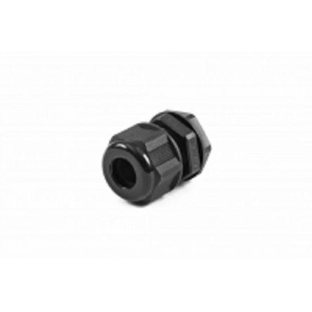 Kabelová průchodka, řada: 1427NCG 1427NCGM16LB Černá Nylon, IP68 M16 Hammond 5 mm až 10 mm