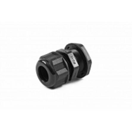 Kabelová průchodka, řada: 1427NCG 1427NCGPG16LB Černá Nylon, IP68 PG16 Hammond 10 mm až 14 mm