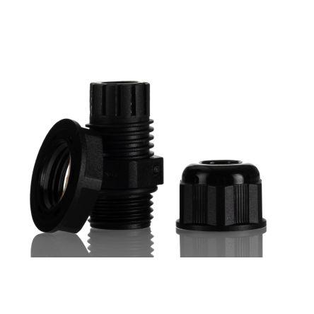 Kabelová průchodka, řada: 1427NCG 1427NCGPG7B Černá Nylon, IP68 PG7 Hammond 3 mm až 7 mm