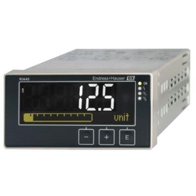 Endress+Hauser Digitální panelový multifunkční měřič, řada: RIA45 LCD, výška výřezu: 45 mm, šířka výřezu: 92 mm pro