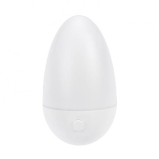 Solight noční LED světélko oblé, 0,5W, bílé, 230V, vypínač - WL903