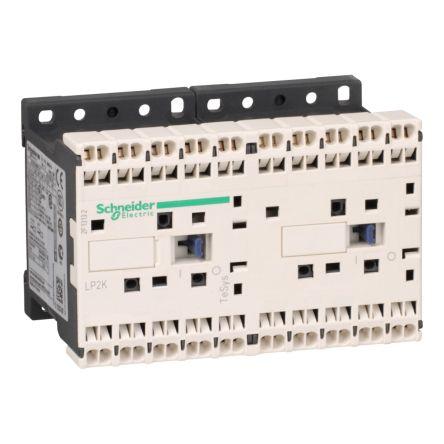 Schneider Electric 1 NC Reverzační stykač napětí ve vinutí 24V 3pólový 6 A 690V s 1 NO/1 NC kontakty 24V Řízení motoru,
