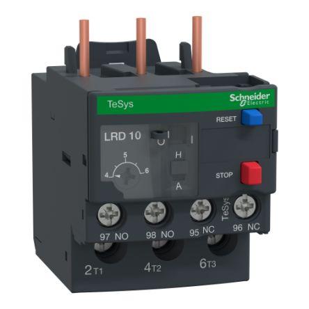 Schneider Electric Relé teplotního přetížení, rozsah: TeSyS LR 1 NO/1 NC s resetováním tlačítkem resetováním a hodnotami