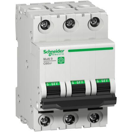 Schneider Electric Miniaturní jistič, rozsah: Multi9 3pólový 16A vypínací výkon 10 kA, charakteristika: Typ B, rozsah: