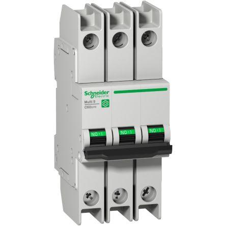 Schneider Electric Miniaturní jistič, rozsah: Multi9 3pólový 15A vypínací výkon 10 kA, charakteristika: Typ C, rozsah: