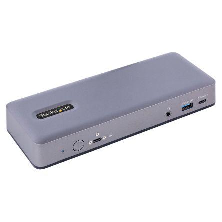 StarTech.com Dokovací stanice, 4096 x 2160 pixel, počet zobrazení: 3, počet portů USB: 8, video připojení: HDMI DP,