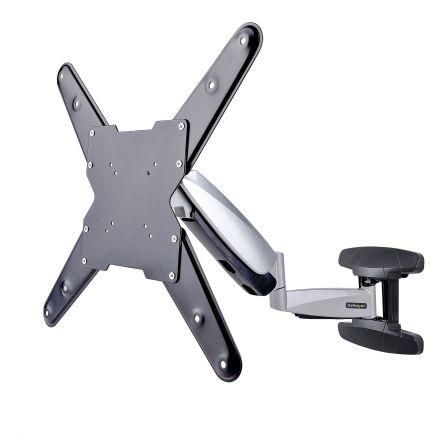 StarTech.com FHA-TV-WALL-MOUNT Nástěnná montáž Černá, Stříbrná Stěna