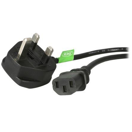 Napájecí kabel 3 m, Černá Polyvinylchlorid, 250V ac StarTech.com