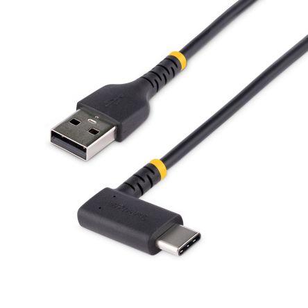 StarTech.com Nabíjecí kabel Vnější, A: USB typu A, 1 m Vnější, Černá, B: USB typu C
