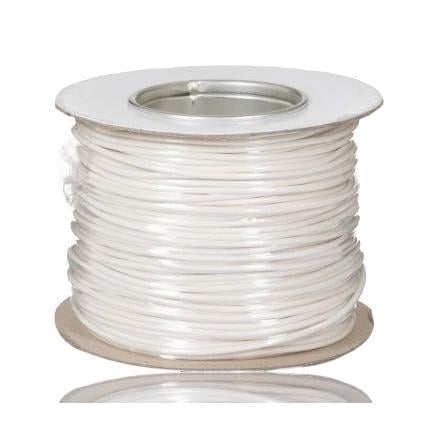 Zapojovací vodič, řada: RS PRO plocha průřezu 1 mm², typ kabelu: Vodič PVC, prameny vodičů: 16/0.2 mm, Bílá, 1 kV dc,