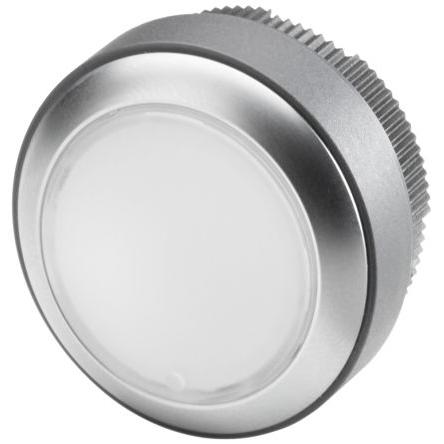 Siemens Tlačítkový spínač, řada: SIMATIC IP65 1 NO/1 NC Panel Okamžité Osvětlené, barva LED: Bílá 24 V dc 24 V ac